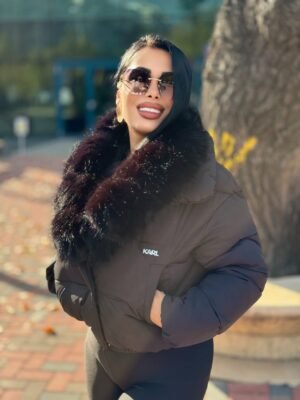 Alternative view of Geaca KRL blana scurt NGR