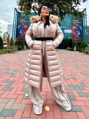 Geaca MNCLR blana lung CREM