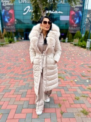 Geaca KRL blana lung CREM