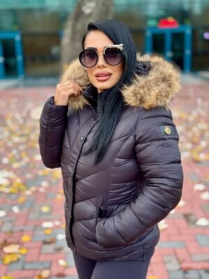 Geaca MNCLR blana ngr Scurt